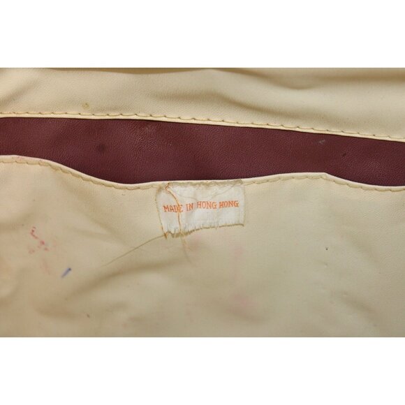 Vtg 1970s Straw Handbag Tote Purse Bag Boho Beach Vacation Cruise Embroidered - Picture 15 of 15